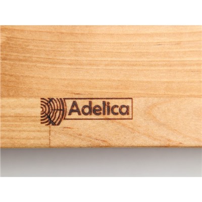 Подставка для сковороды Adelica, 30×24×1,8 см, внутренний диаметр 22 см, берёза