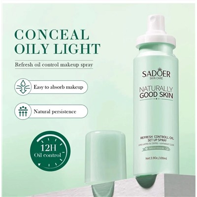 Спрей фиксатор для макияжа Sadoer Naturally Good Skin 100мл