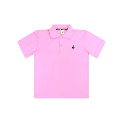 216202 Рубашка-поло кор.рукав розовый