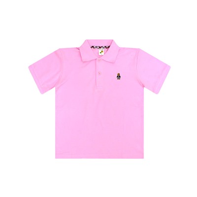 216202 Рубашка-поло кор.рукав розовый