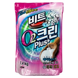 Кислородный пятновыводитель Clean Plus Lion, Корея, 1,4 кг Акция