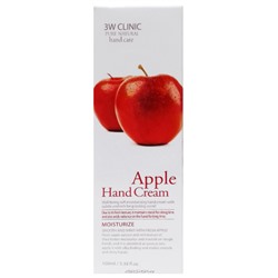 Крем для рук с экстрактом яблока 3W Clinic, Корея, 100 мл Акция