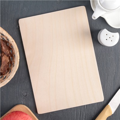 Доска разделочная деревянная «Лучшей хозяйке на кухне», 23×16×0,6 см