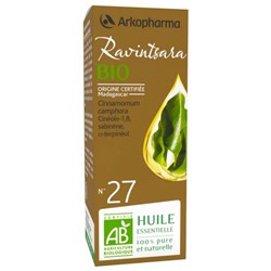 Arkopharma Huile Essentielle Ravintsara (Cinnamomum camphora) Bio n°27 5 ml
