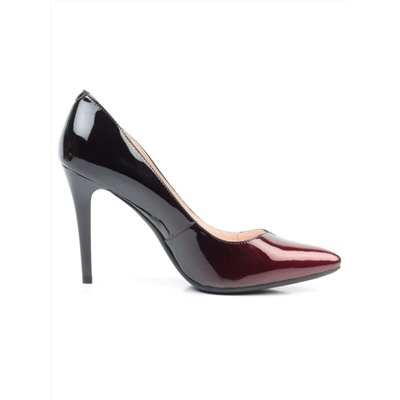 05-DBH06-5 RED/BLACK Туфли женские (натуральная кожа)