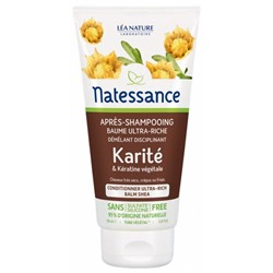 Natessance Apr?s-Shampoing Baume Ultra-Riche Karit? et K?ratine V?g?tale 150 ml
