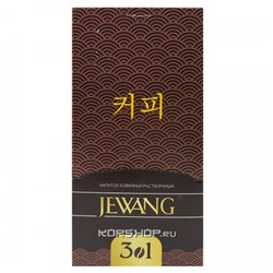 Растворимый кофейный напиток 3 в 1 Jewang, Корея, 240 г (12 г * 20 шт) Акция