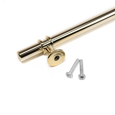 Ручка скоба CAPPIO, м/о 128 мм, d=12 mm, пластик, цвет золото