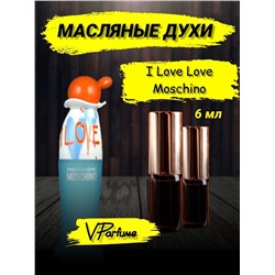 Moschino I Love Love духи москино масляные (6 мл)