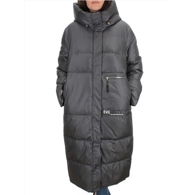 H-2210 DK.GRAY Пальто зимнее женское (200 гр .холлофайбер)
