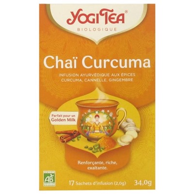 Yogi Tea Cha? Curcuma Bio 17 Sachets