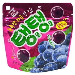 Мармелад со вкусом винограда Plump-Plump Jelly, Корея, 40 г. Срок до 10.11.2023.Распродажа