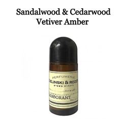 Шариковый дезодорант Zielinski & Rozen Sandalwood & Cedarwood Vetiver Amber