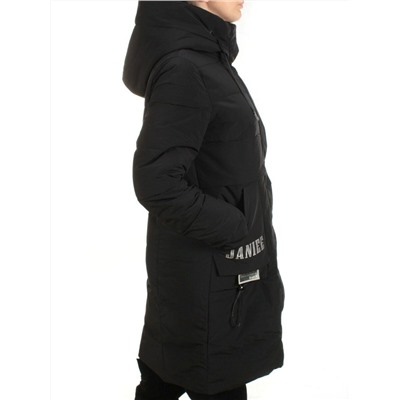 21-972 BLACK Пальто зимнее женское AIKESDFRS