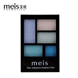 Тени для век Meis Professional Makeup Eyeshadow 5 цветов тон 06