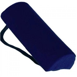 Подушка ортопедическая под спину LUMBAR HALF ROLL, цвет синий 40x17x10см