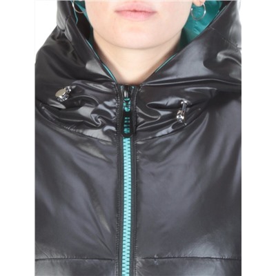 8278 BLACK Куртка демисезонная женская BAOFANI (100 гр. синтепон)