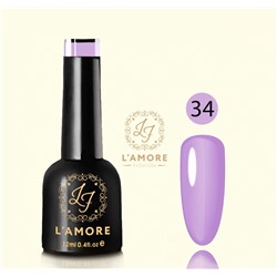 Гель лак для ногтей Luxury L’AMORE FASHION 12мл тон 34