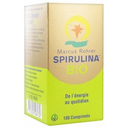 Marcus Rohrer Spirulina Bio 180 Comprim?s