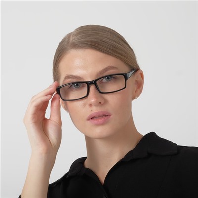 Готовые очки Восток 6616, цвет чёрный, отгибающаяся дужка, +1,5