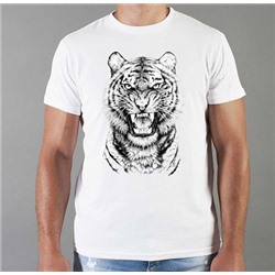 Мужская футболка "Оскал тигра"
