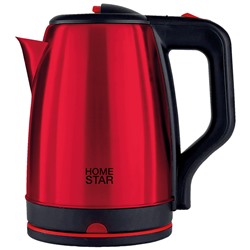Чайник Homestar HS-1003 (1,8 л) стальной, красный