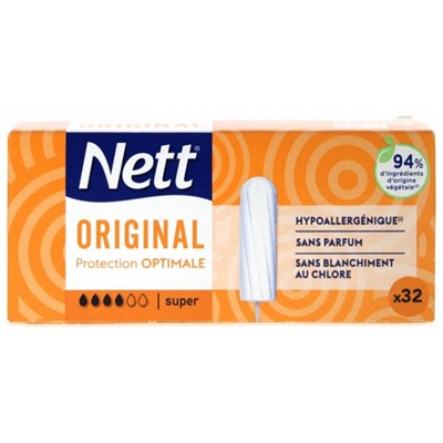 Nett Original Protection Optimale 32 Tampons Super