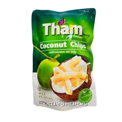 Кокосовые чипсы с оригинальным вкусом Tham, Таиланд 40 г. Срок до 03.10.2023. АкцияРаспродажа