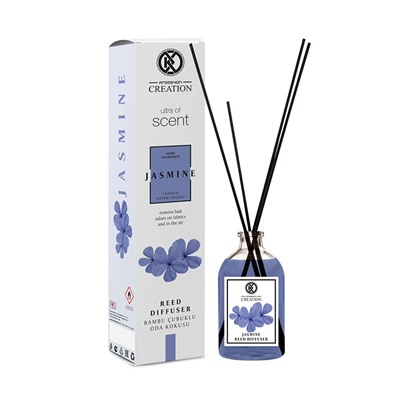 Аромадиффузор с палочками Kreasyon Reed Diffuser Jasmine 115 ml