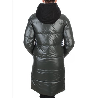 2193 DARK GREEN Куртка зимняя женская AIKESDFRS (200 гр. холлофайбера)