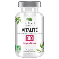 Biocyte Vitalit? Bio 30 Comprim?s