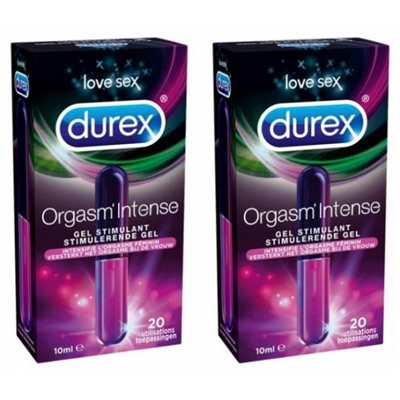 Durex Orgasm Intense Gel Stimulant Lot de 2 x 10 ml