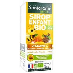 Santarome Bio Sirop Enfant Bio 150 ml
