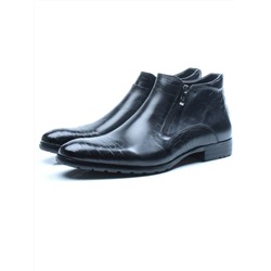 01-H9003-D26-SW3 BLACK Ботинки демисезонные мужские (натуральная кожа)