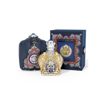 Мужская парфюмерия   Opulent Shaik Blue №77 for Men в футляре 100 ml