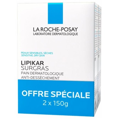 La Roche-Posay Lipikar Pain Surgras Lot de 2 x 150 g