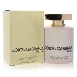 200 ml Golden Satin Lotion The One Perfume By Dolce & Gabbana for Women