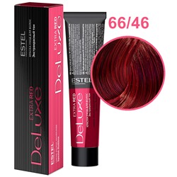 Крем-краска для волос 66/46 Темно-русый медно-фиолетовый DeLuxe Extra Red ESTEL 60 мл