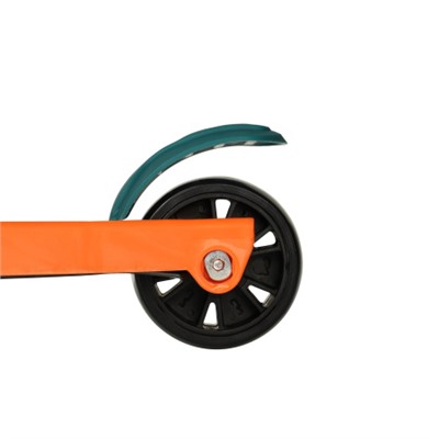 Самокат 3-х колесный COMIRON Yeenot Панда / E300/1 /уп 8/ зеленый с оранжевым