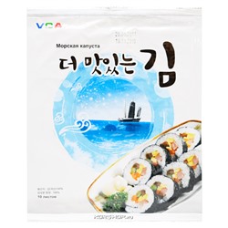 Жареная морская капуста «КИМ» (нори для суши и роллов), Корея, 20 г Акция