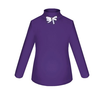 Фиолетовая школьная водолазка (блузка) для девочки 83784-ДШ19