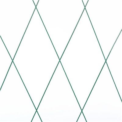 Шпалера, 170 × 50 × 1 см, металл, зелёная, «Бабочка»