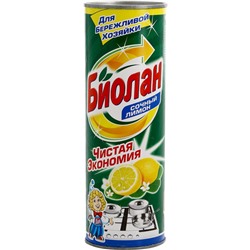 Средство чистящее «Биолан» сочный лимон, 400гр