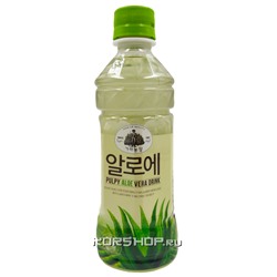 Напиток с Алоэ с добавлением мякоти и сахара Gaya Farm Woongjin, Корея, 340 мл. Акция
