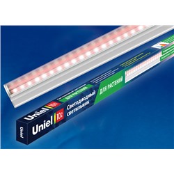 ULI-P16-10W/SPLE IP20 WHITE Светильник для растений светодиодный линейный, 570мм, выкл. на корпусе. Пластик. Спектр для фотосинтеза. TM Uniel