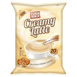 Кофе растворимый Tora bika Creamy Latte, 3в1 30гр, (упаковка 20шт)