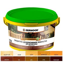 Защитно-декоративное покрытие ZERWOOD ZDP бесцветная 2.5кг