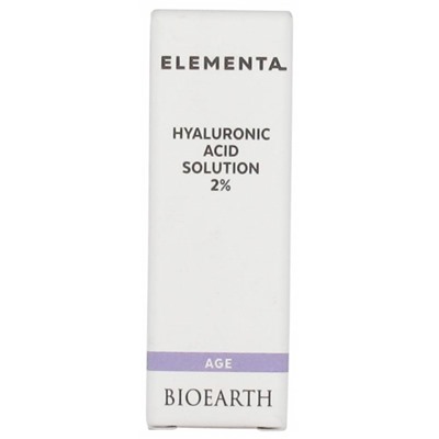 Bioearth Elementa Age Solution Acide Hyaluronique 2% 15 ml
