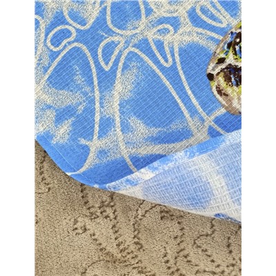 Вафельное пляжное полотенце черепаха