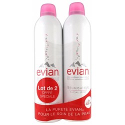Evian Brumisateur Visage Lot de 2 x 300 ml